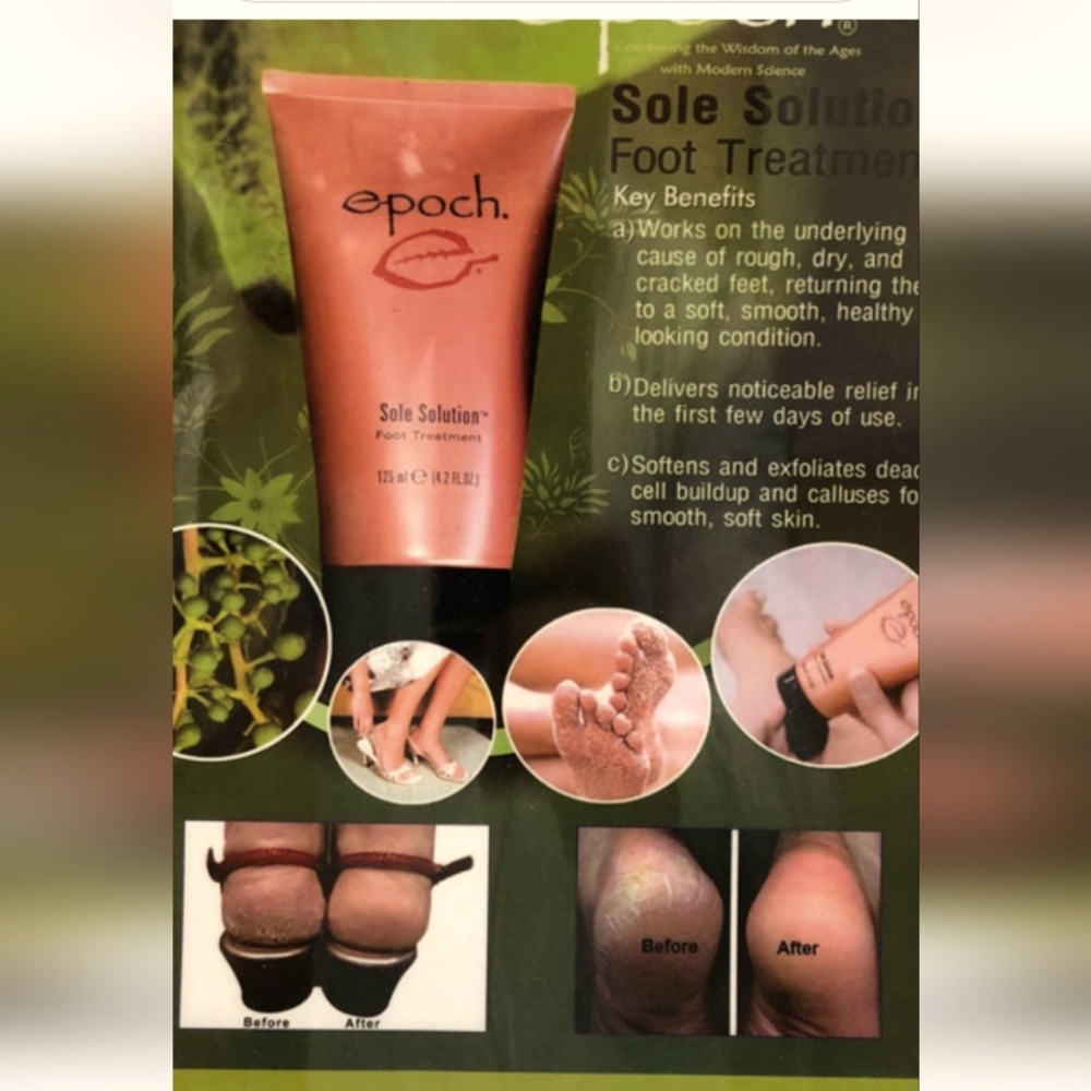 Epoch sole solution foot cream